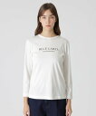 BLUE LABEL CRESTBRIDGE ロゴプリントロングTシャツ ブルーレーベル / ブラックレーベル・クレストブリッジ トップス その他のトップス レ...