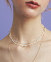 les bon bon les bon bon/coeur pearl choker クールパールチョーカー BOB560 セットアップセブン アクセサリー・腕...