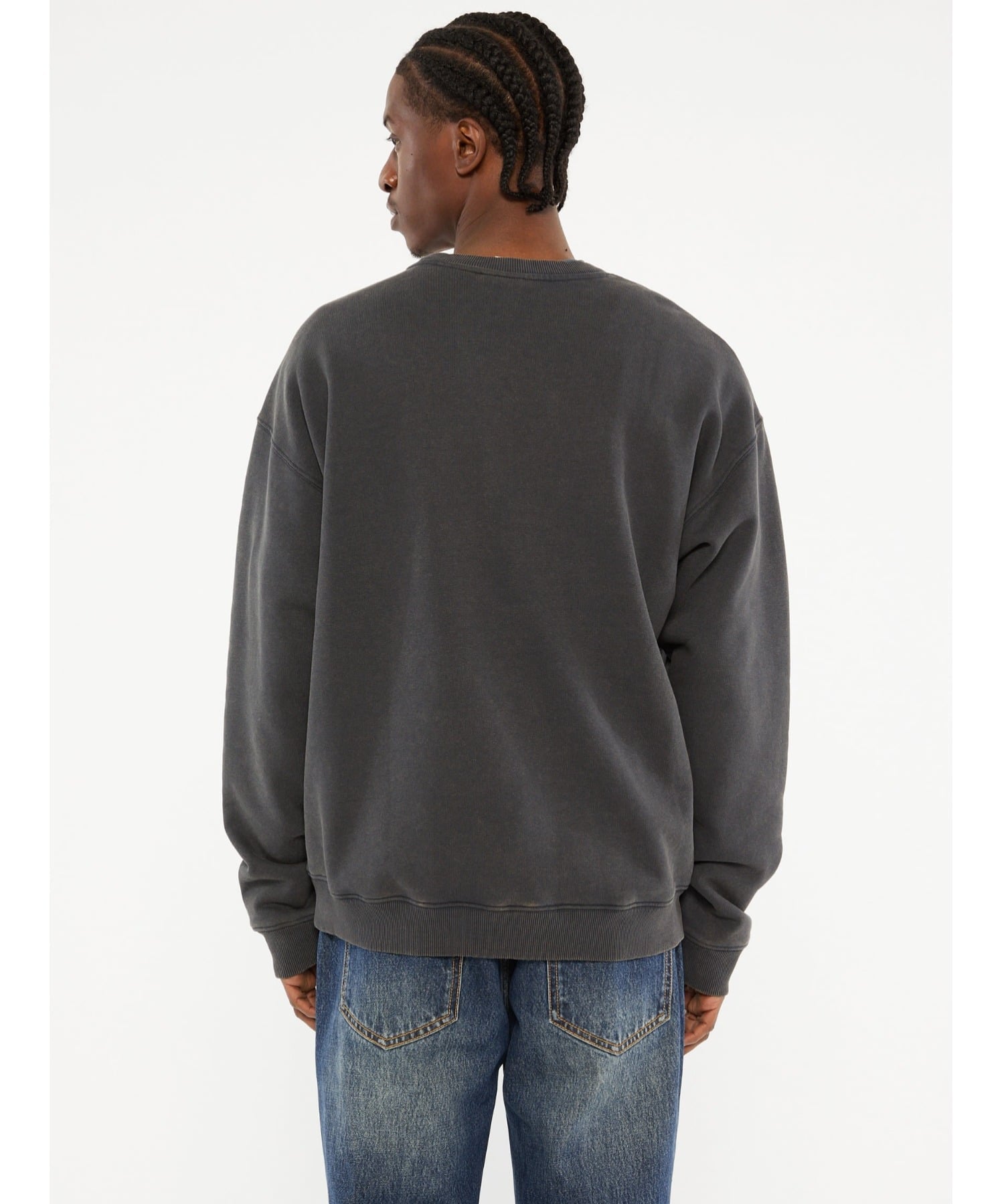 【SALE／50%OFF】GUESS Originals GUESS Originals スウェット(M)Crewneck Sweatshirt ゲス トップス スウェット・トレーナー ブラック【送料無料】