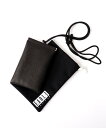 【SALE/40%OFF】Stutostein 【EARLE/アール】Mobile Leather Pouch 別注レザーポーチ ノーリーズ バッグ ショルダーバッグ ブラック【送料無料】(4)