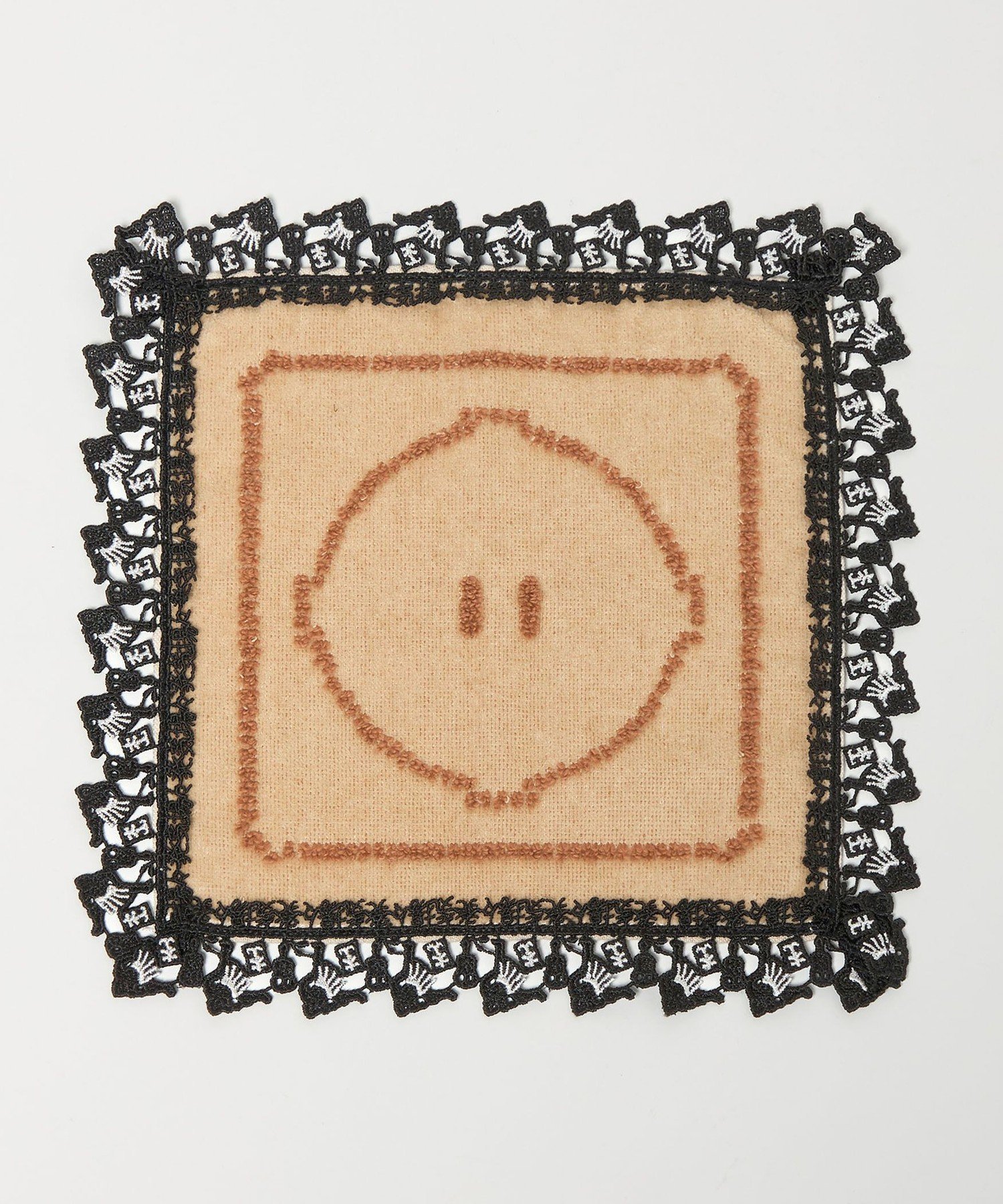 UNITED ARROWS 【別注】＜近沢レース店＞発気揚々 ハンカチ ユナイテッドアローズ ファッション雑貨 スカーフ・バンダナ ベージュのサムネイル