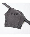 ABAHOUSE LASTWORD 【QUEST / ワンポイントロゴ】モールリンクス ニット【予約】 アバハウス トップス ニット ブラック ブラウン ホワイ...