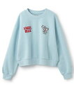 pom ponette junior ナカムラくん サガラ刺しゅうトレーナー ナルミヤオンライン トップス スウェット・トレーナー ブルー【送料無料】