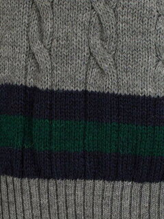Wool Cricket Sweater 3213-499-1131: Grey Wool Cricket Sweater 3213-499-1131: Grey