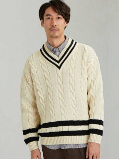 Wool Cricket Sweater 3213-499-1131: Natural Wool Cricket Sweater 3213-499-1131: Natural