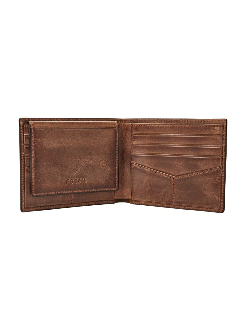 FOSSIL/(M)DERRICK RFID PASSCASE ML3771200 フォッシル 財布・ポーチ・ケース その他の財布・ポーチ・ケース ブラウン