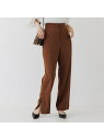 【SALE/40%OFF】Rouge vif la cle サイドスリットツィルパンツ ルージュ・ヴィフ ラクレ パンツ その他のパンツ ブルー ブラウン【送料無料】