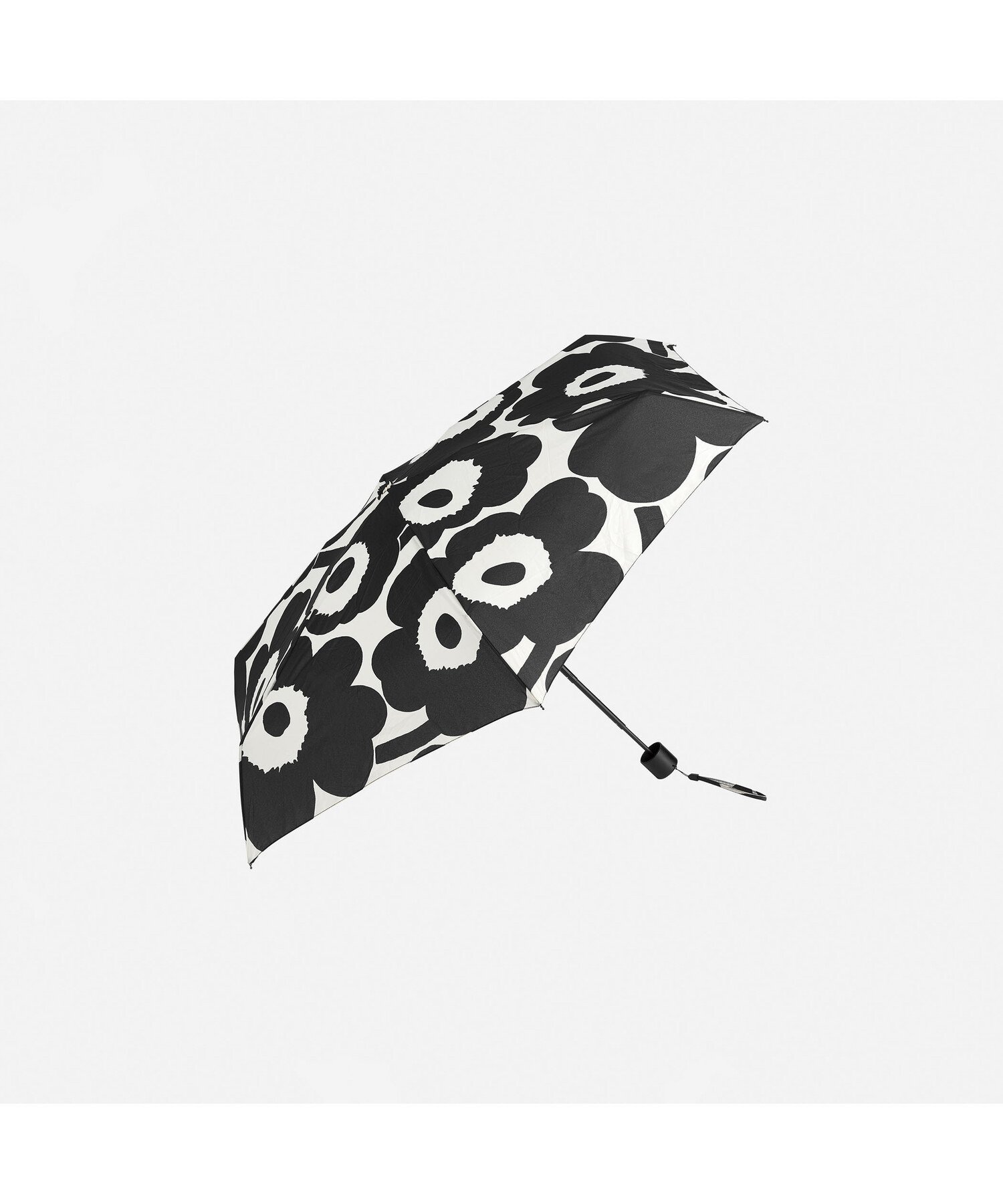 マリメッコ  Marimekko Unikko Mini Manual 折りたたみ傘 マリメッコ 福袋・ギフト・その他 その他 ブラック【送料無料】