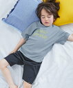 devirock 着心地やわらか ロゴプリント パジャマ パジャマ 半袖パジャマ ルームウェア 25SS デビロック インナー・ルームウェア パジャマ グリーン...