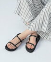 【SALE/40%OFF】BEAMS HEART WOMEN エナメル 細ライン サンダル 25SS ビームス ハート シューズ・靴 サンダル ブラウン ピンク ブラック【送料無料】
