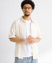 Sonny Label 【予約】シアサッカーレギュラーカラーシャツ サニーレーベル トップス シャツ・ブラウス ベージュ カーキグリーン ブラック【送料無料】