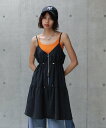 【SALE/20%OFF】PAGEBOY フロントZIPチュニックワンピース ページボーイ ワンピース・ドレス チュニック ホワイト ブラック【送料無料】