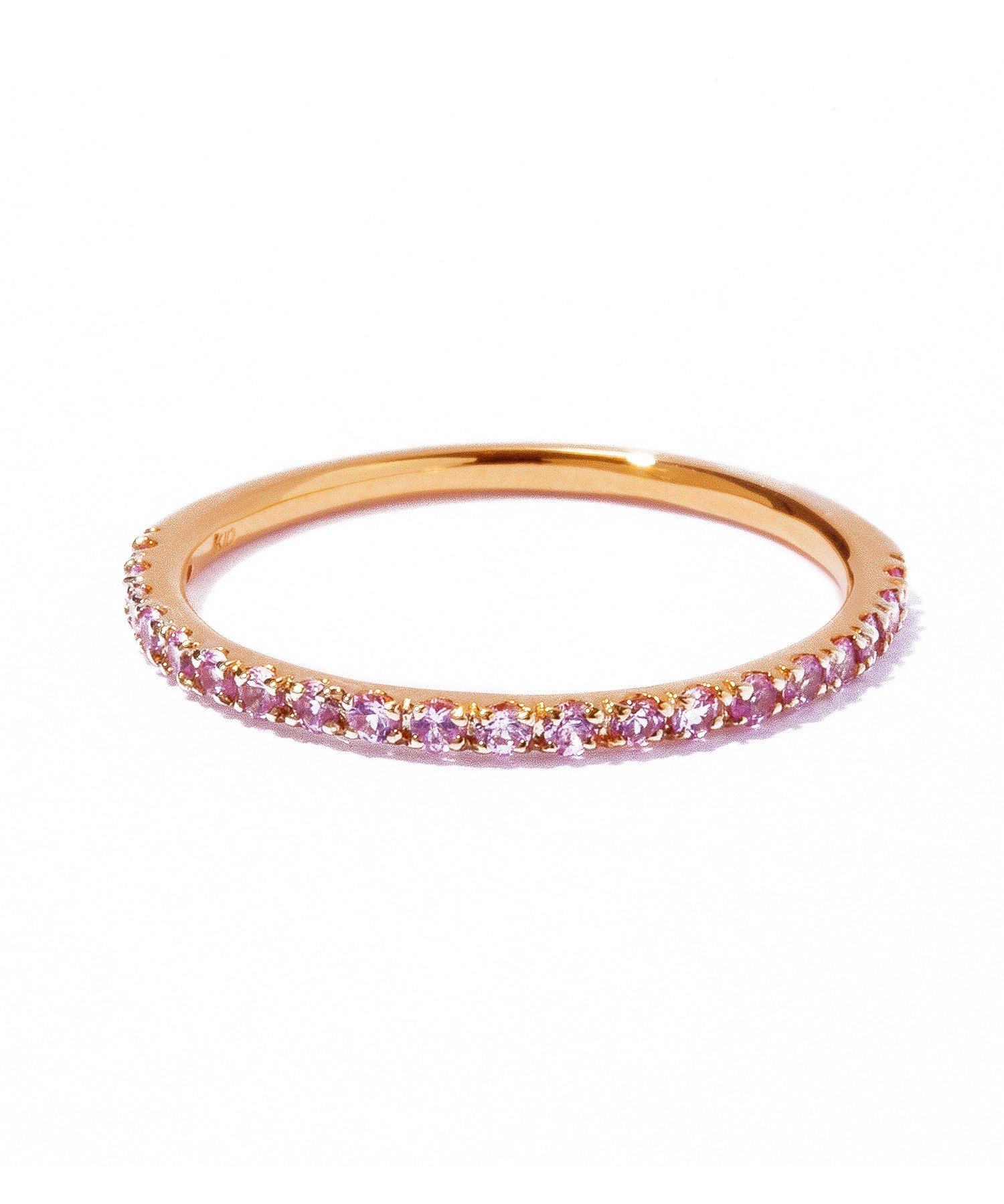 les bon bon les bon bon/embrace pink sapphire ring リング BOB804 セットアップセブン アクセサリー・腕時計 リング・指輪 ピンク