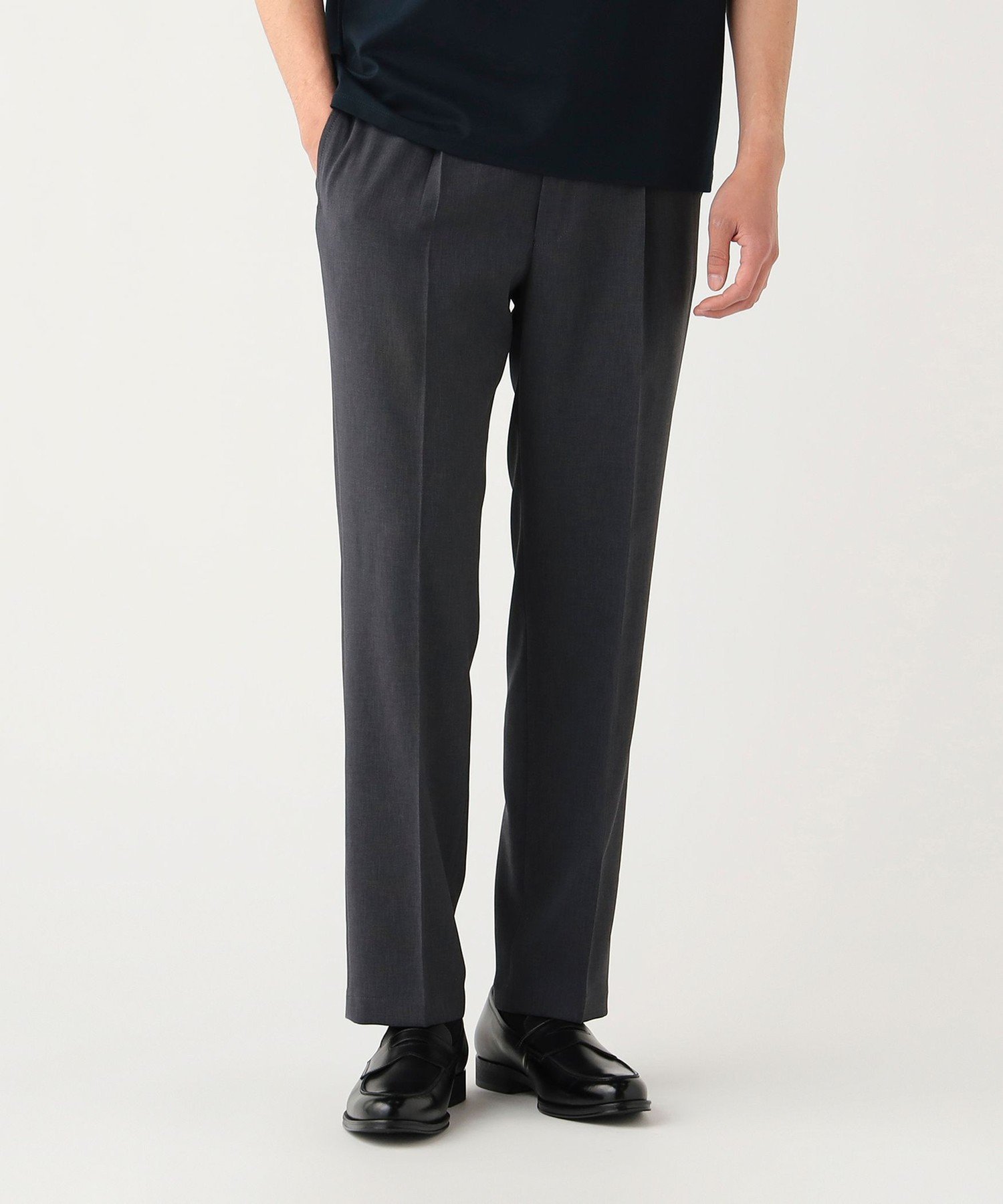 【SALE／30%OFF】BEAMS HEART MEN 【8/6値下げ】テックエア スラックス(セットアップ対応) ビームス ハート パンツ その他のパンツ ネイビー グレー【送料無料】