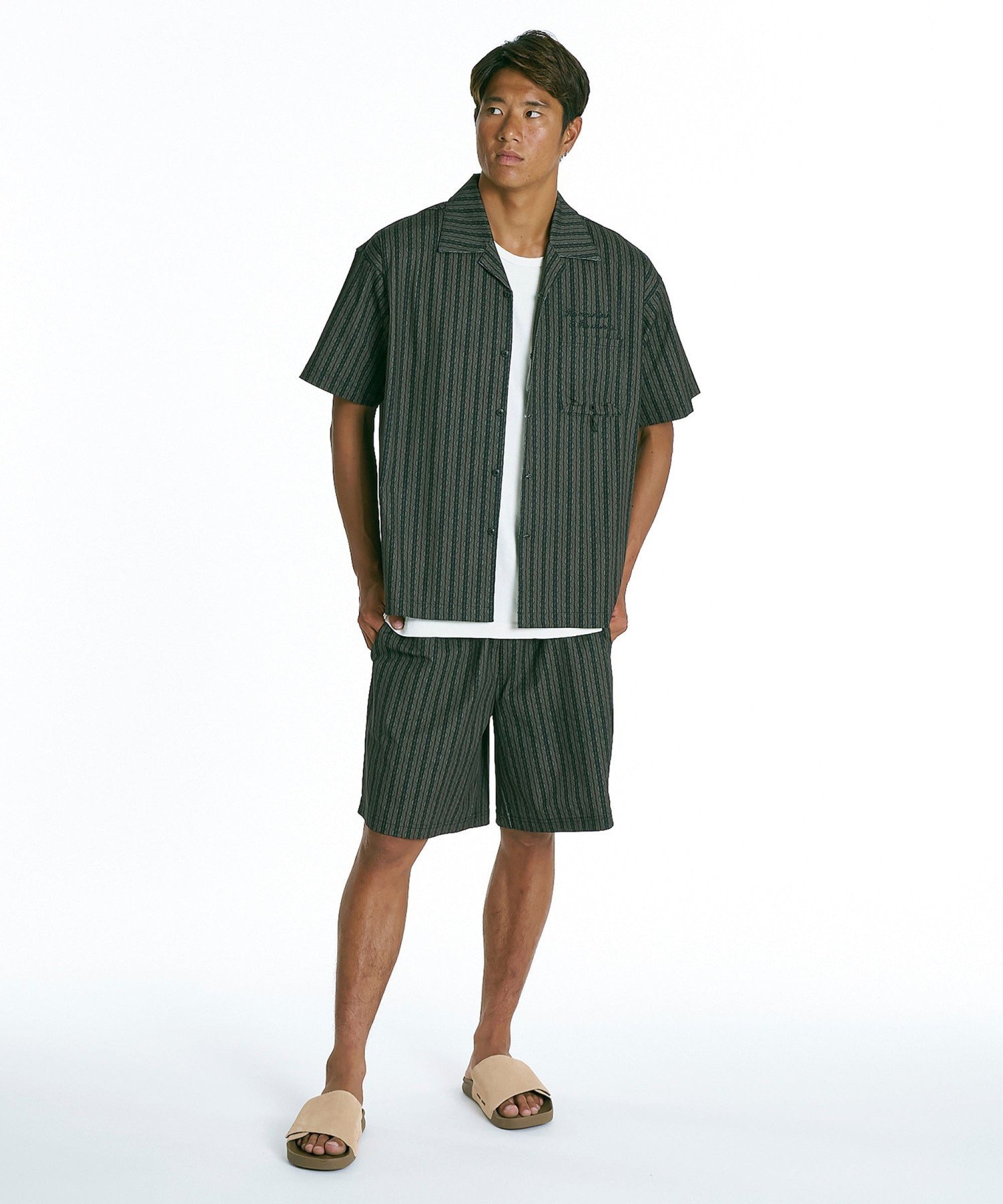 QUIKSILVER SIGN BAGGY SHORTS 【2026年夏モデル】 クイックシルバー パンツ その他のパンツ ブラウン
