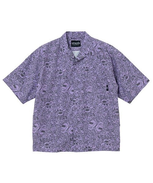 SELECT BRANDS TOY MACHINE/トイマシーン DEAD MONSTER NEW SS PRINT DRY SHIRTS(MENS) ジャックローズ トップス シャツ・ブラウス ベージュ