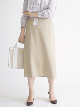 【SALE/50%OFF】SHIPS WOMEN シャークツイードスカート20SS◇ シップス スカート タイトスカート ベージュ ブラウン ブルー【送料無料】