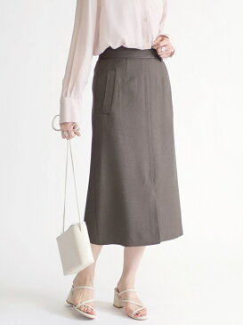 【SALE/50%OFF】SHIPS WOMEN シャークツイードスカート20SS◇ シップス スカート タイトスカート ベージュ ブラウン ブルー【送料無料】