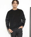 【SALE／60%OFF】NANO universe 「Octa(R) CPCP(R)」ロングスリーブベースレイヤー ナノユニバース トップス カットソー・Tシャツ ブラック ネイビー