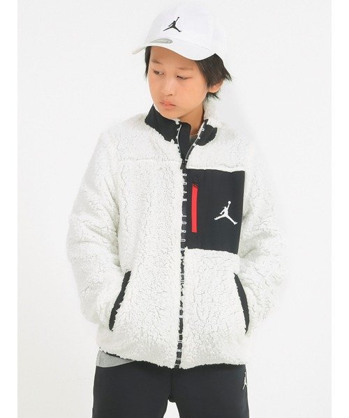 【SALE／50%OFF】Jordan ジュニア(128-170cm) アウター JORDAN(ジョーダン) JDB SHERPA JKT ルーキーユーエスエー ジャケット・アウター その他のジャケット・アウター ベージュ ブラック レッド【送料無料】のサムネイル