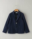 SHIPS KIDS ARCH&LINE:125cm / インディゴ ベーシック ジャケット シップス ジャケット・アウター テーラードジャケット・ブレザー ネ...