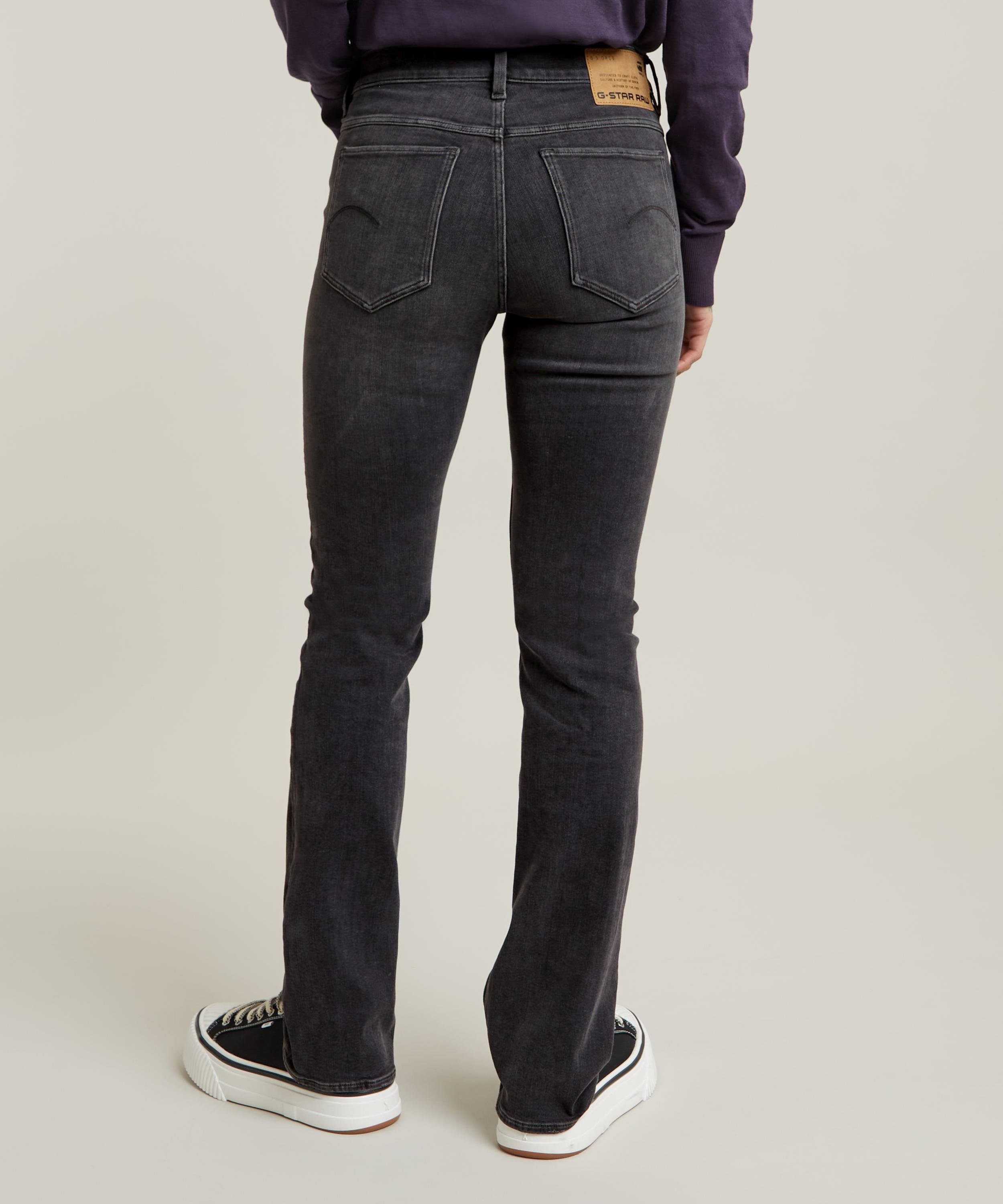 【公式ショップ】NOXER BOOTCUT JEANS/ブーツカットジーンズ ジースターロゥ パンツ ジーンズ・デニムパンツ ブラック