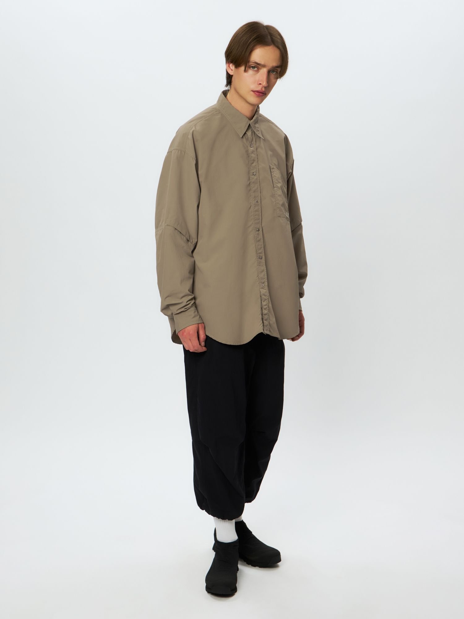 【SALE／30%OFF】THE NORTH FACE 【公式】ロングスリーブエンライドシャツ(ユニセックス) ザ・ノース・フェイス トップス ポロシャツ ブラック【送料無料】