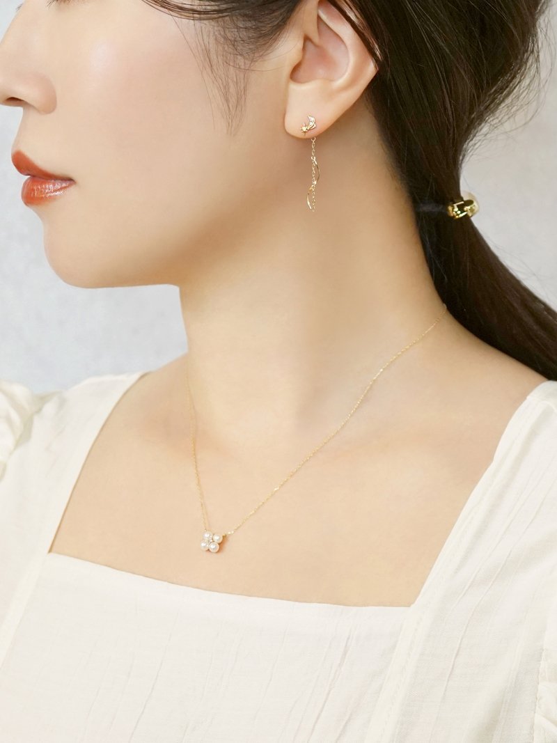 TAKE-UP K18・K10 ラセンチェーン チャームタイプ・ハーフバックキャッチ テイクアップ 福袋・ギフト・その他 その他 ゴールド【送料無料】