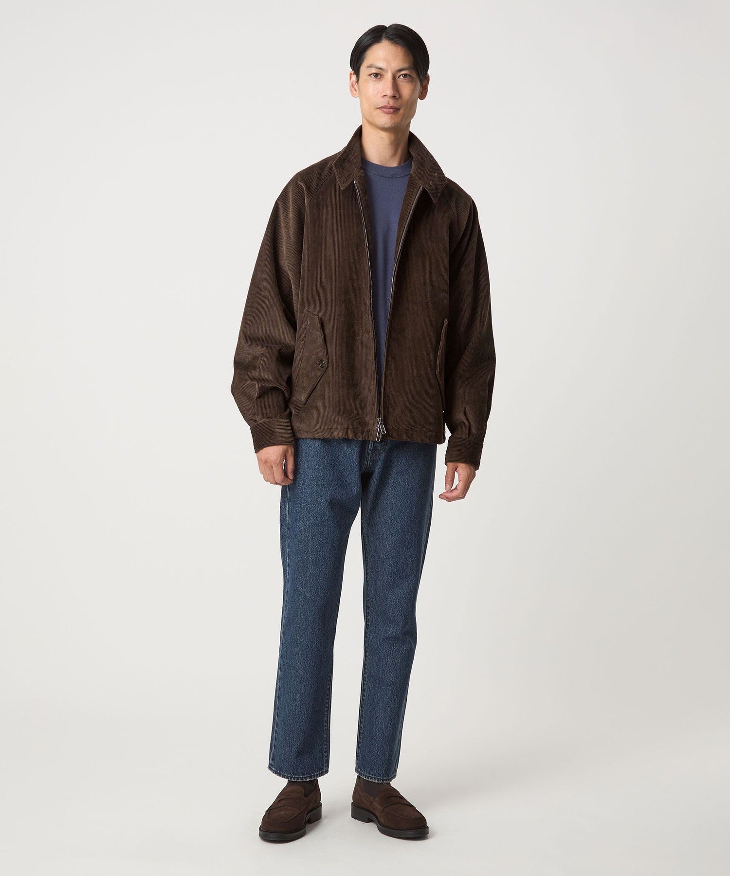 【SALE／40%OFF】UNITED ARROWS green label relaxing 【別注】＜BARACUTA＞GLR コーデュロイ G4 ドライバーズジャケット ブルゾン ユナイテッドアローズ グリーンレーベルリラクシング ジャケット・アウター ブルゾン・ジャンパー ブラック【送料無料】
