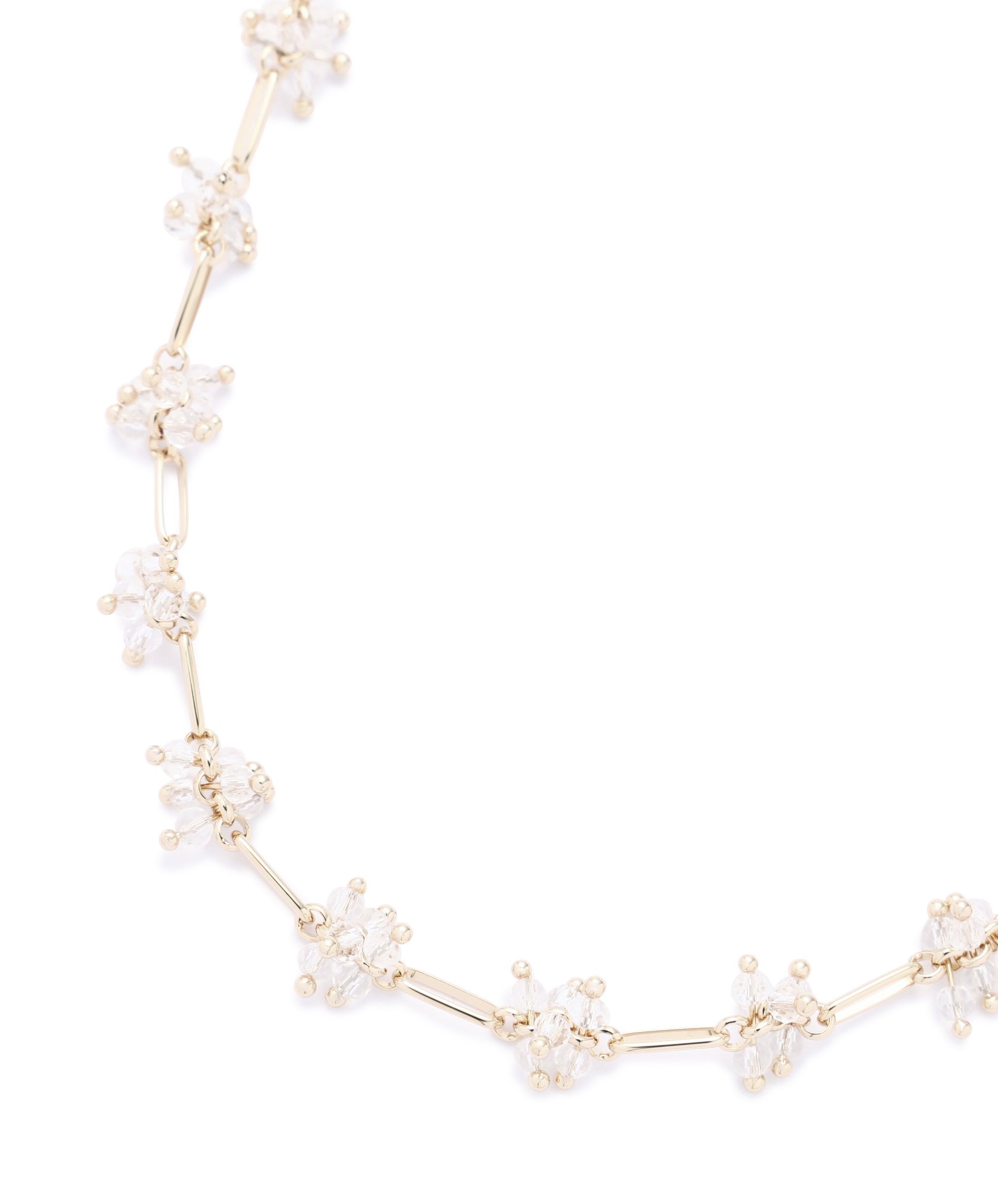 PROPORTION BODY DRESSING クリアビーズネックレス プロポーションボディドレッシング アクセサリー・腕時計 その他のアクセサリー・腕時計 ゴールド【送料無料】