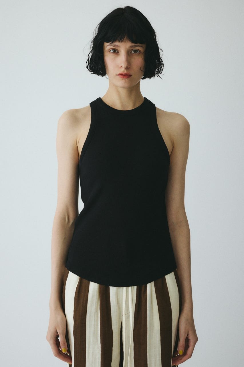 HeRIN.CYE Teleco tank top ヘリンドットサイ トップス ノースリーブ・タンクトップ ホワイト レッド ベージュ ブラック