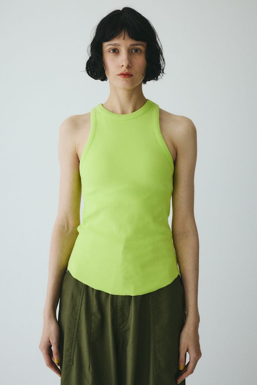 HeRIN.CYE Teleco tank top ヘリンドットサイ トップス ノースリーブ・タンクトップ ホワイト レッド ベージュ ブラック