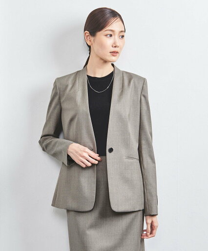 【SALE/30%OFF】UNITED ARROWS CANONICO ノーラペル ジャケット ユナイテッドアローズ アウトレット ジャケット・アウター ノーカラージャケット ネイビー ブラック グレー【送料無料】 【SALE/30%OFF】UNITED ARROWS CANONICO ノーラペル ジャケット ユナイテッドアローズ アウトレット ジャケット・アウター ノーカラージャケット ネイビー ブラック グレー【送料無料】