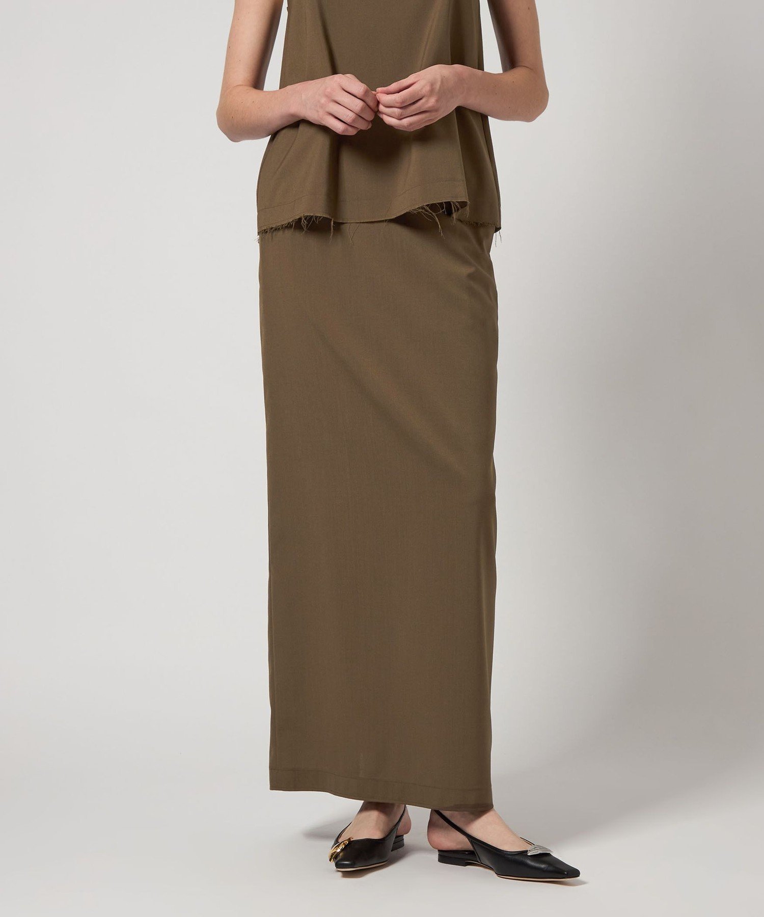 【SALE／30%OFF】AEWEN MATOPH ＜AEWEN MATOPH＞マキシ タイトスカート ユナイテッドアローズ スカート ロング・マキシスカート ブラック【送料無料】