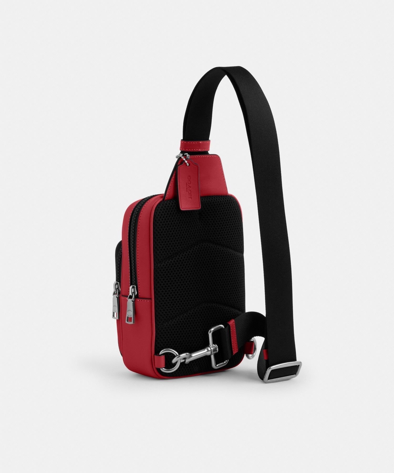 COACH OUTLET 【公式】レーサー スリング パック コーチ　アウトレット バッグ ボディバッグ・ウエストポーチ レッド【送料無料】