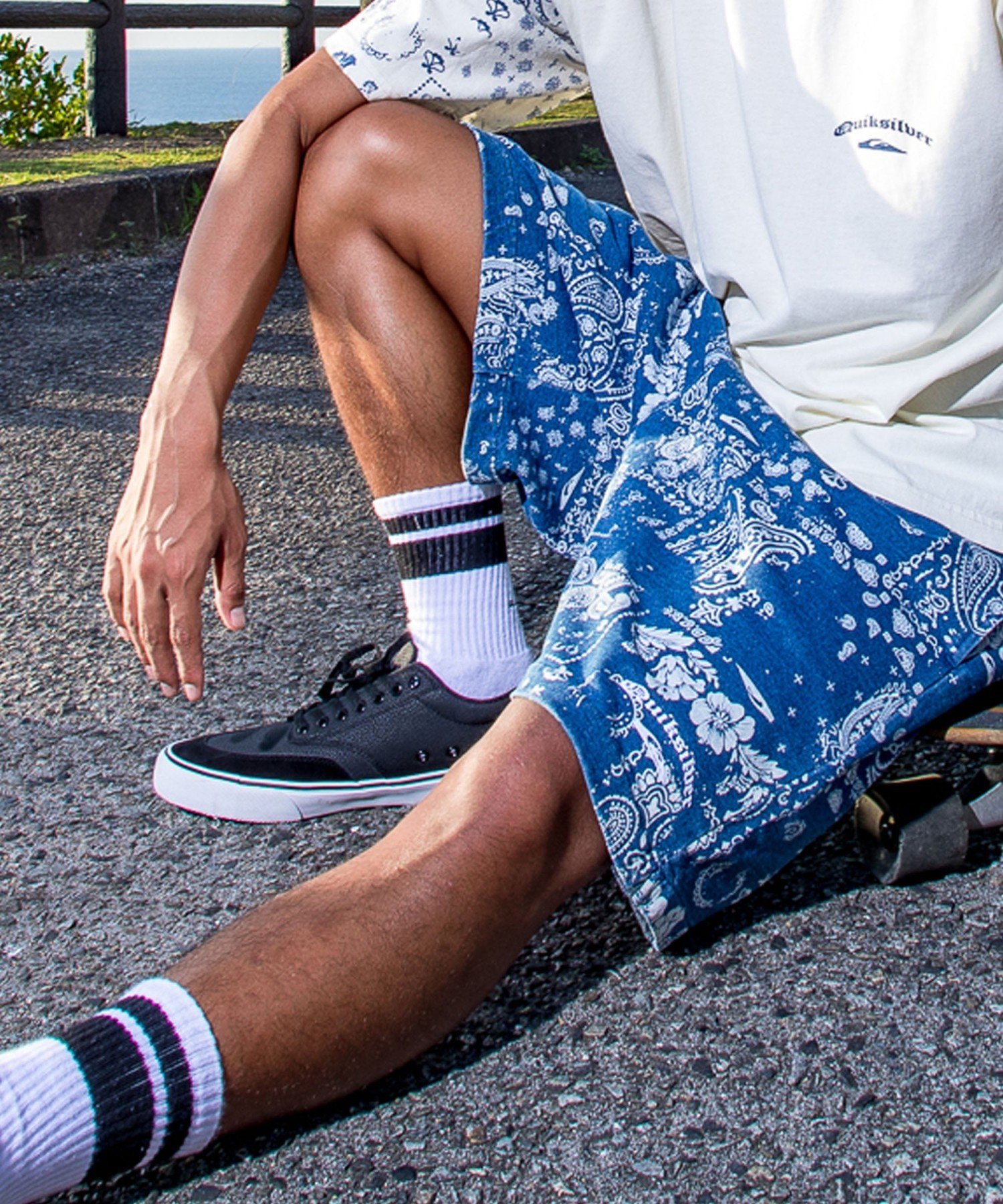 QUIKSILVER MERCURY PAISLEY BAGG 【2026年夏モデル】 クイックシルバー パンツ その他のパンツ