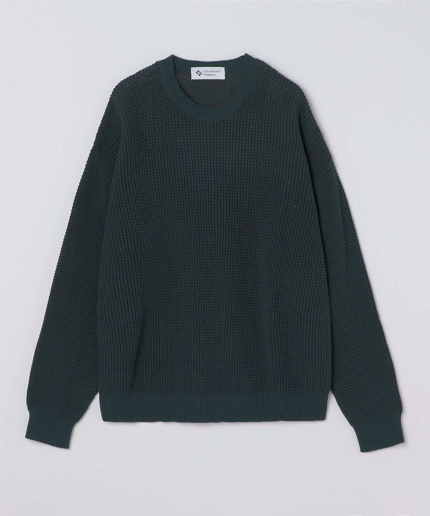 SHIPS MEN City Ambient Products: 2トーン ワッフル クルーネック ニット シップス トップス ニット ネイビー グレー【送料無料】