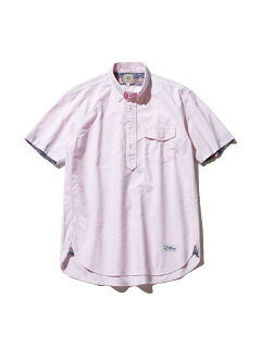 Oxford Lahaina Sailor Short Sleeve Popover Button Down Shirt HHOVIA0613: Pink Stripe Oxford Lahaina Sailor Short Sleeve Popover Button Down Shirt HHOVIA0613: Pink Stripe