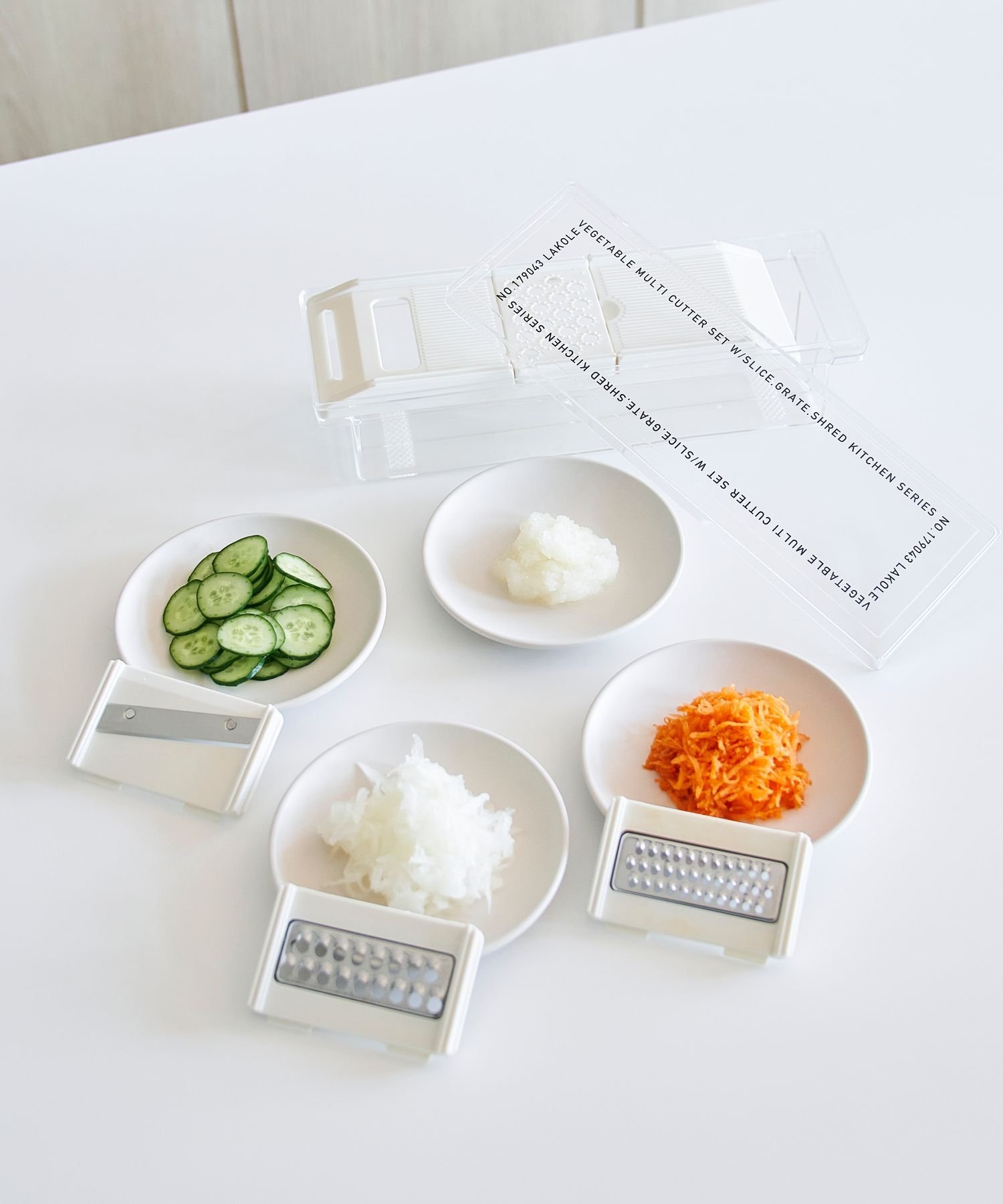 【SALE／46%OFF】LAKOLE (U)LKK チョウリキセット ラコレ 食器・調理器具・キッチン用品 その他の食器・調理器具・キッチン用品 ホワイト stylife-14091154 Rakuten Fashion サンプル画像2