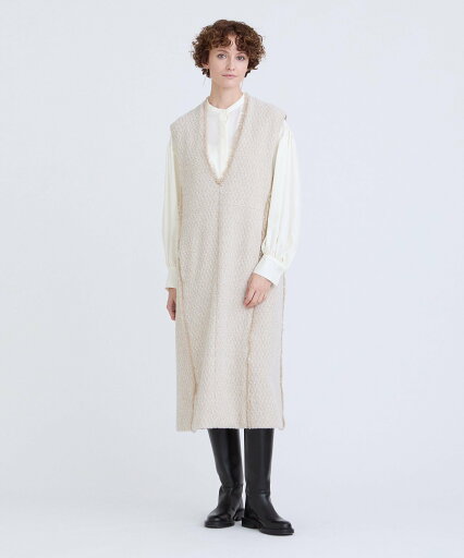 【SALE/60%OFF】HOUSE OF LOTUS ツイードフリンジワンピース ハウス オブ ロータス ワンピース・ドレス その他のワンピース・ドレス ブラック ベージュ【送料無料】 【SALE/60%OFF】HOUSE OF LOTUS ツイードフリンジワンピース ハウス オブ ロータス ワンピース・ドレス その他のワンピース・ドレス ブラック ベージュ【送料無料】