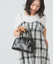 【SALE/30%OFF】Ray BEAMS スクエア ボストンバッグ ビームス ウイメン バッグ ボストンバッグ ブラウン ブラック【送料無料】