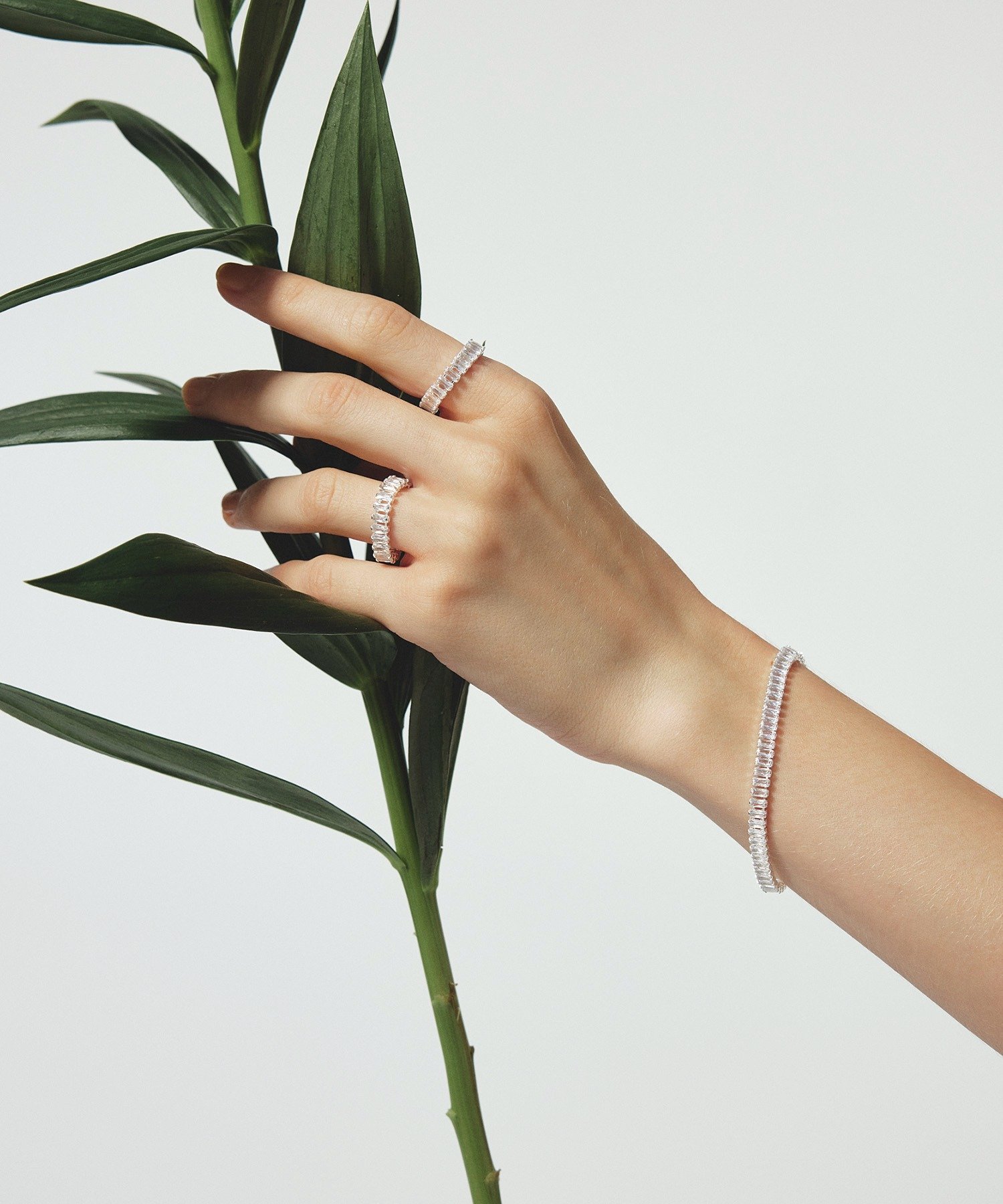 les bon bon les bon bon/princess baguette ring/プリンセス バゲット リング BOB863 セットアップセブン アクセサリー・腕時計 リング・指輪
