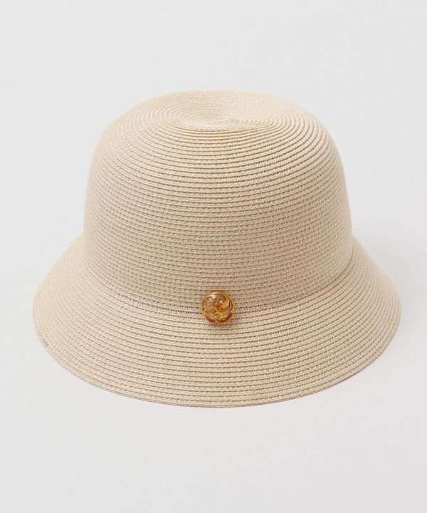 【SALE／30%OFF】欧州航路 【欧州航路】ソレイユハット アミナコレクション 帽子 ハット ホワイト グレー ブラック ベージュ