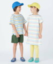 【SALE/50%OFF】SHIPS KIDS SHIPS KIDS:100~130cm / オーガニック コットン ボーダー Aライン ワンピース シップス ...