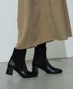 【SALE/50%OFF】BEAMS HEART WOMEN フェイクスエード 切替 ショートブーツ ビームス アウトレット シューズ・靴 ブーツ ベージュ ホワイト ブラック【送料無料】