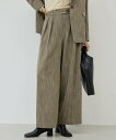 GALLARDAGALANTE 【3サイズ展開】【セットアップ対応】ダブルタックツイードパンツ ガリャルダガランテ パンツ その他のパンツ ブラック【送料無料】
