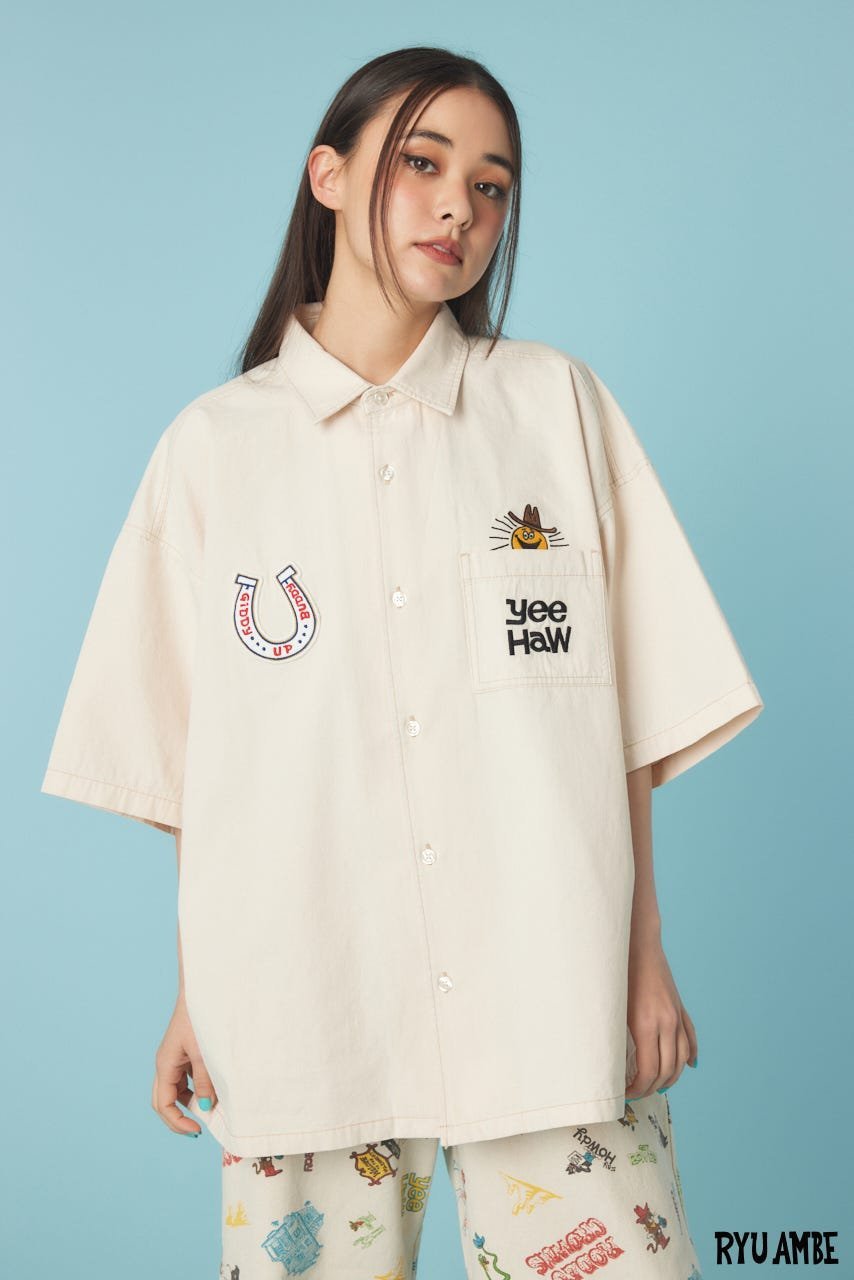 Other - RODEO CROWNS WIDE BOWL 【UNISEX】(Ryu Ambe)Yee Haw シャツ ロデオクラウンズワイドボウル トップス シャツ・ブラウス【送料無料】