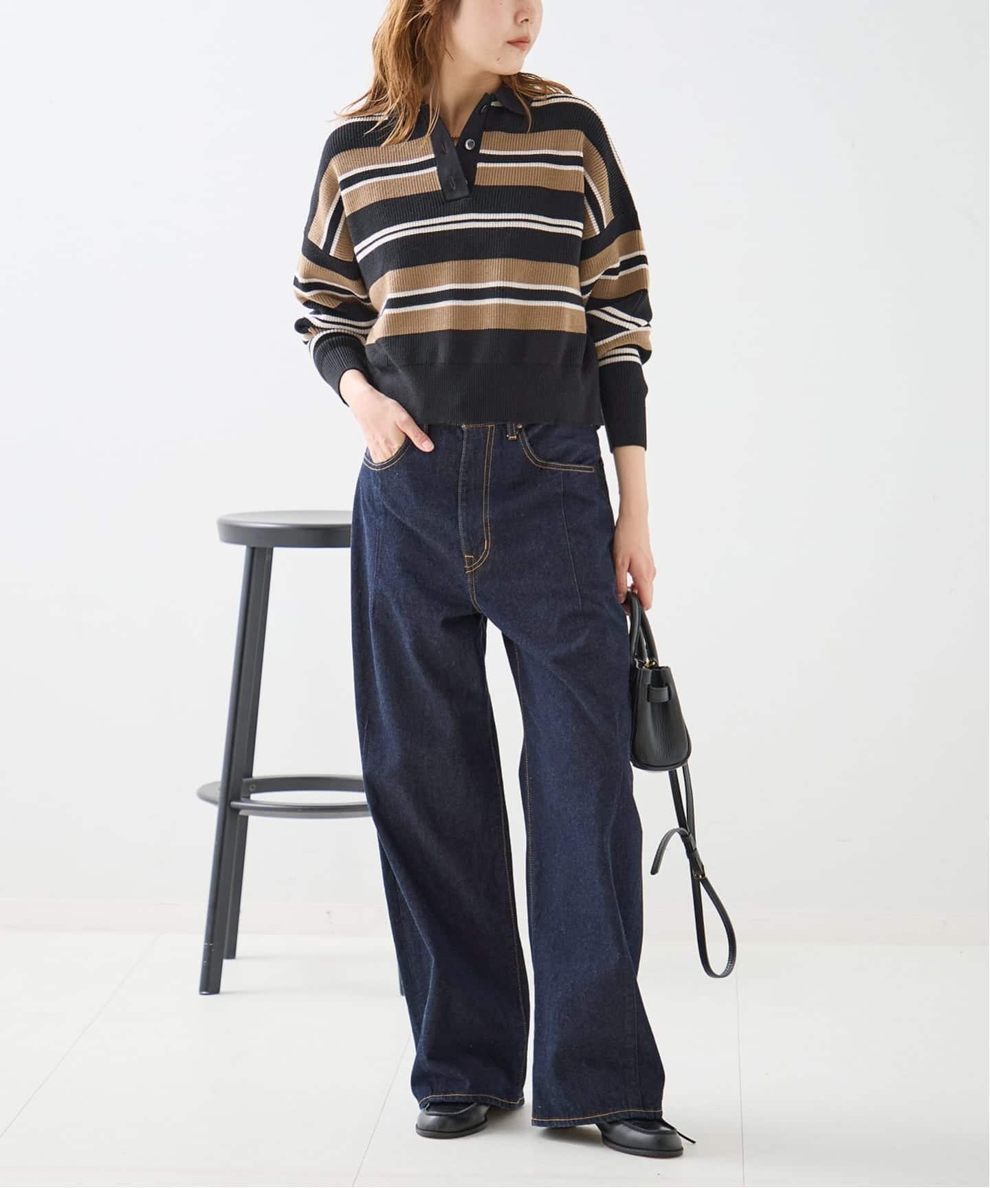 JOURNAL STANDARD L'ESSAGE 《予約》12OZ ダーツデニムパンツ ジャーナルスタンダード レサージュ パンツ ジーンズ・デニムパンツ ブルー ネイビー