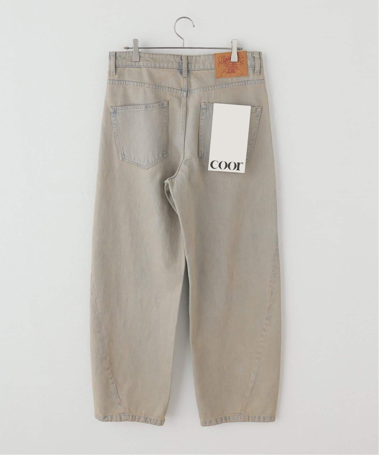 JOURNAL STANDARD 【COOR / クアー】 BACK SIDE BEIGE TINTED JEANS ジャーナル スタンダード パンツ スラックス・ドレスパンツ ブルー