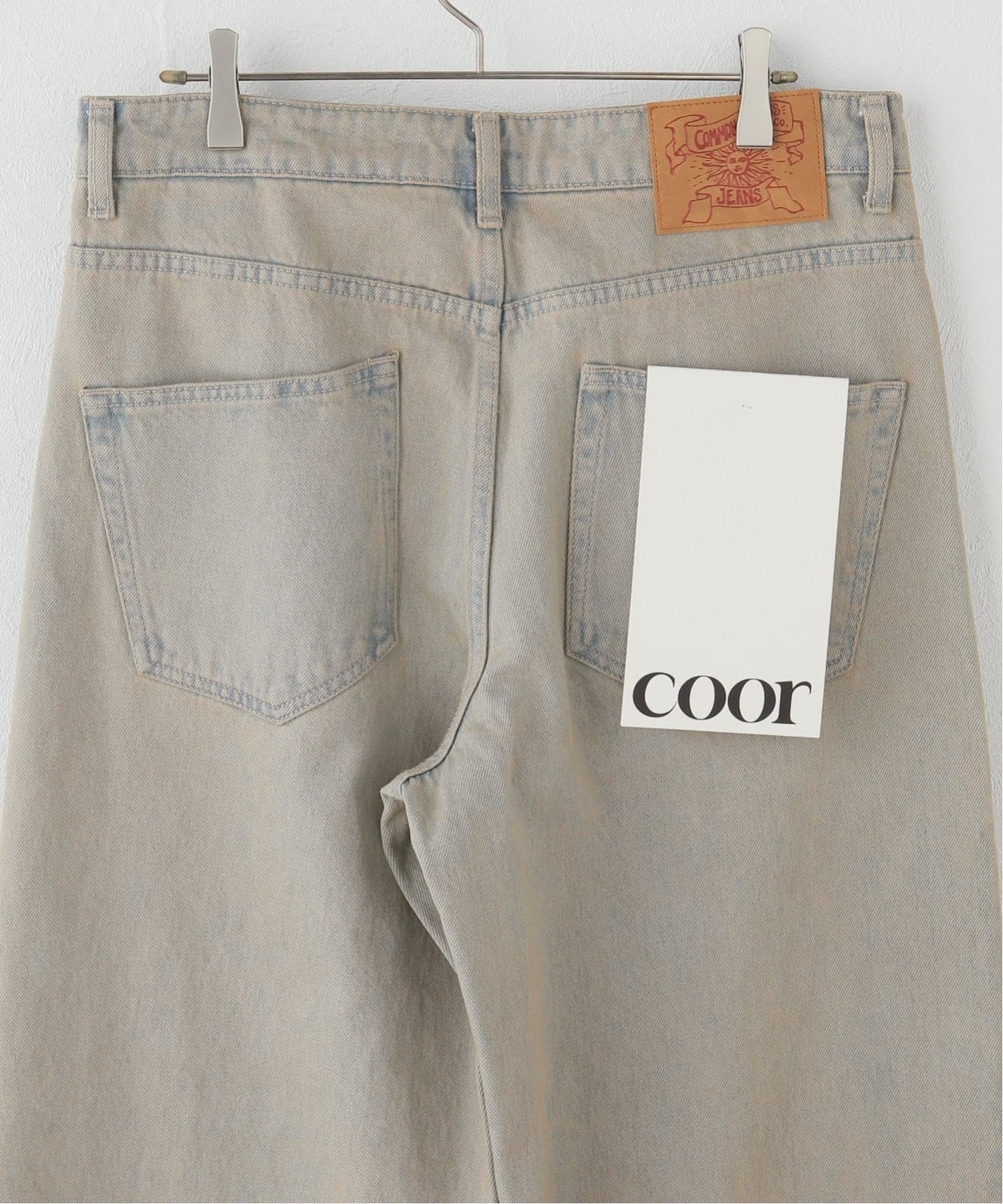 JOURNAL STANDARD 【COOR / クアー】 BACK SIDE BEIGE TINTED JEANS ジャーナル スタンダード パンツ スラックス・ドレスパンツ ブルー